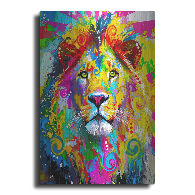 'The Transported Lion' by Dean Russo – Metal Wall Art