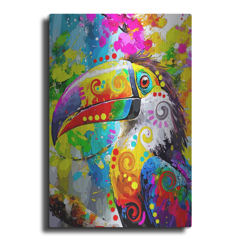 'The Trusted Toucan' by Dean Russo – Metal Wall Art