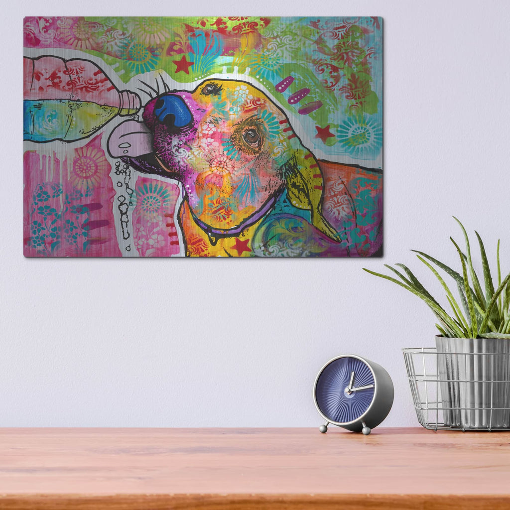 'Thirsty' by Dean Russo – Metal Wall Art, 16x12 room view