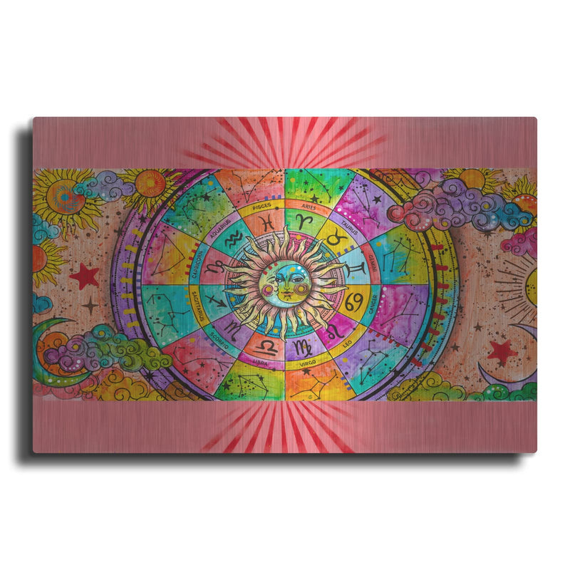 'Zodiac Constellations' by Dean Russo – Metal Wall Art