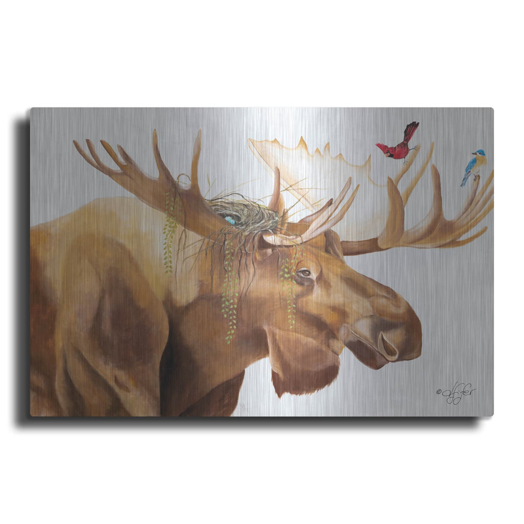 'Freeloaders' by Diane Fifer – Metal Wall Art