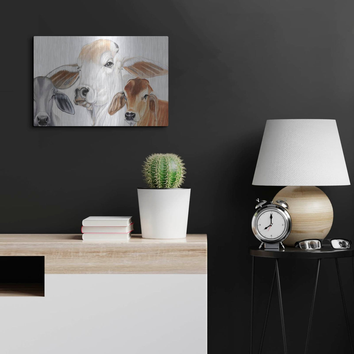 'Ranch Life' by Diane Fifer – Metal Wall Art, 24x16 room view
