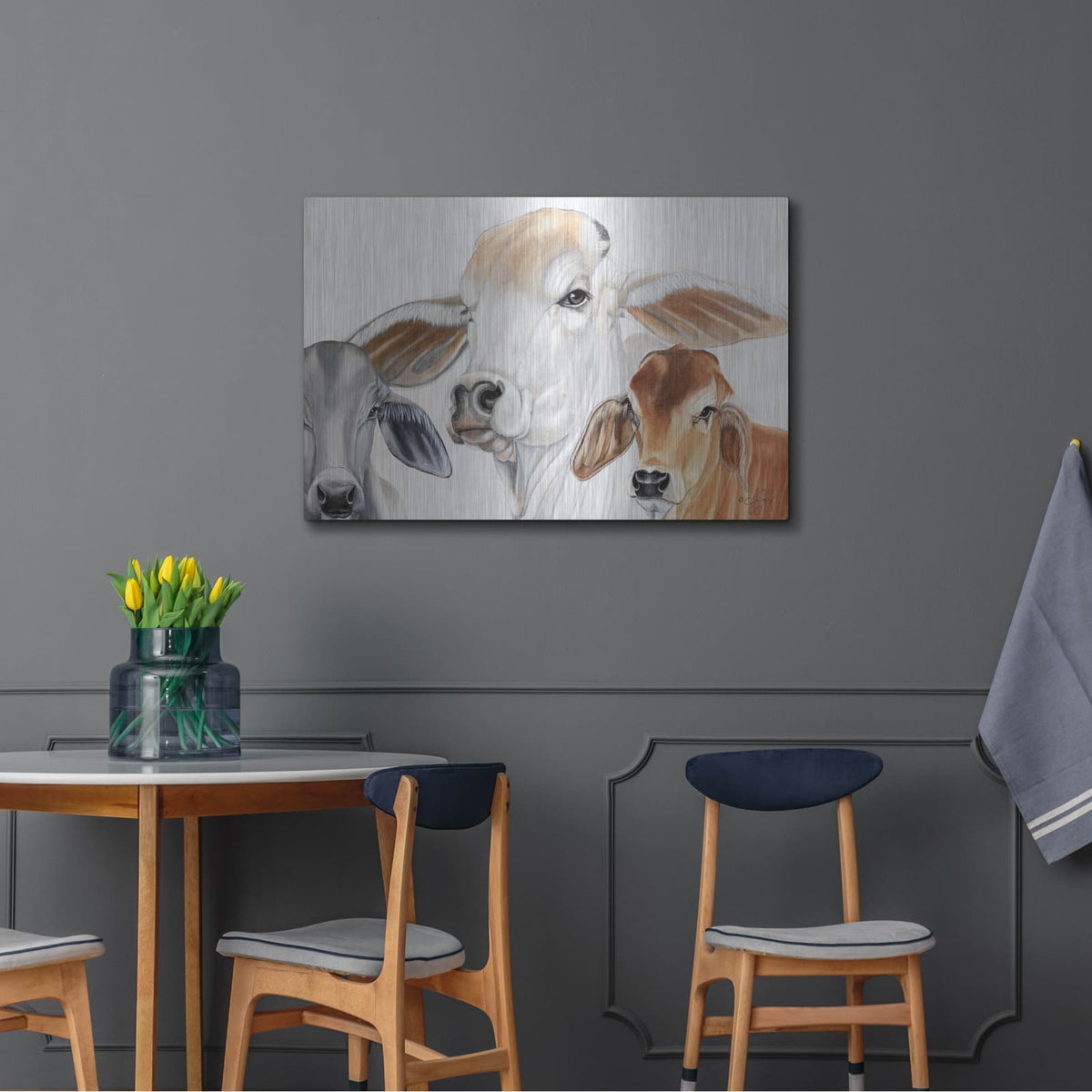 'Ranch Life' by Diane Fifer – Metal Wall Art, 36x24 room view