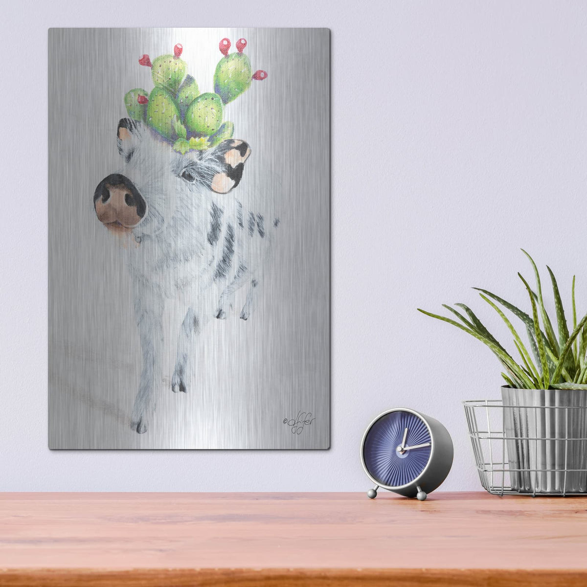 'Her Majesty' by Diane Fifer – Metal Wall Art, 12x16 room view