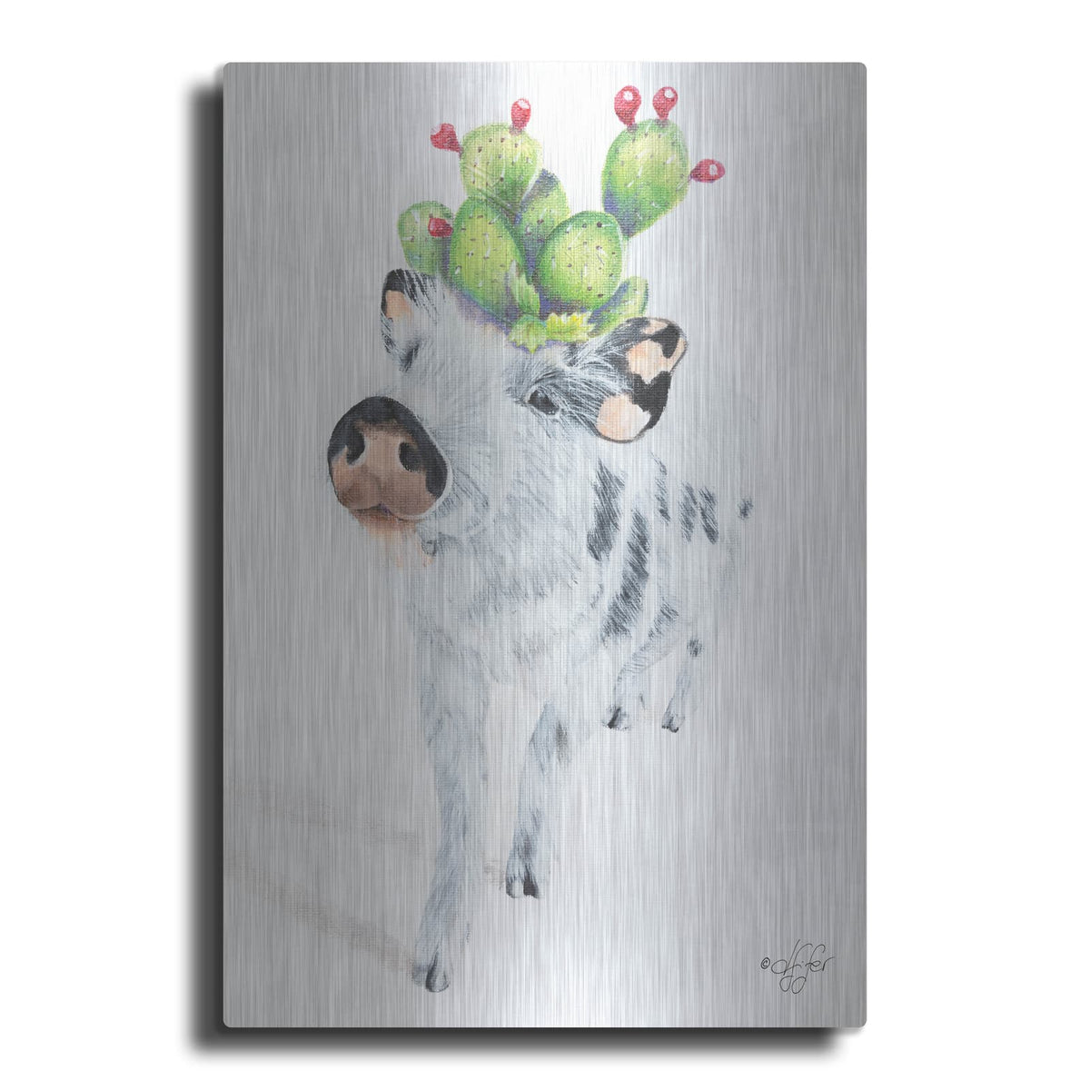 'Her Majesty' by Diane Fifer – Metal Wall Art