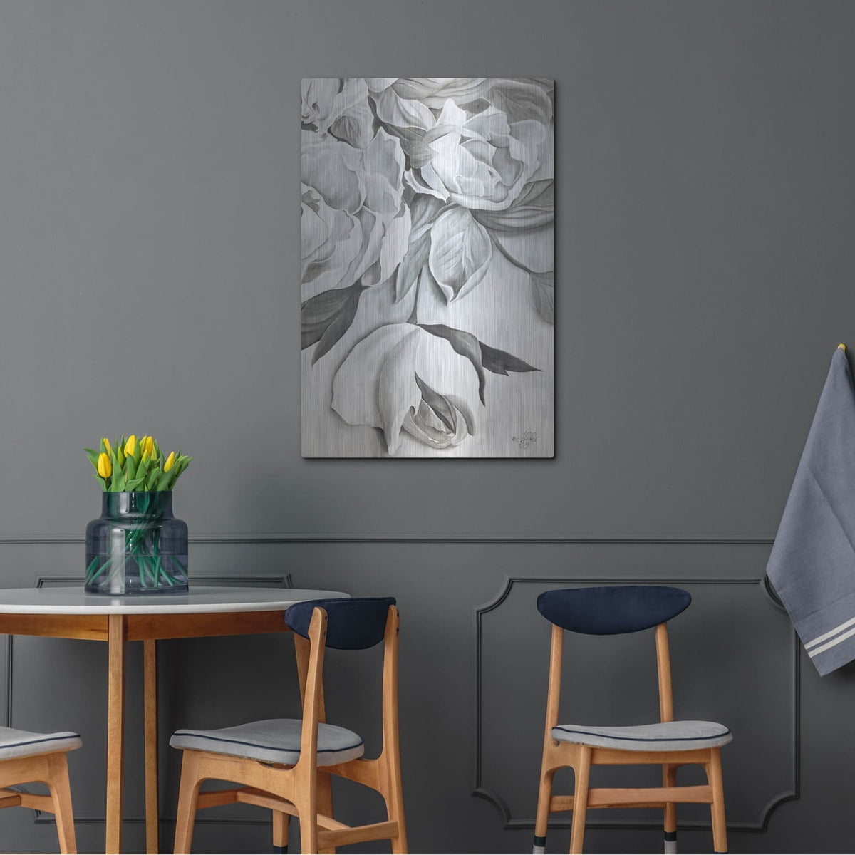 'Rosie' by Diane Fifer – Metal Wall Art, 24x36 room view