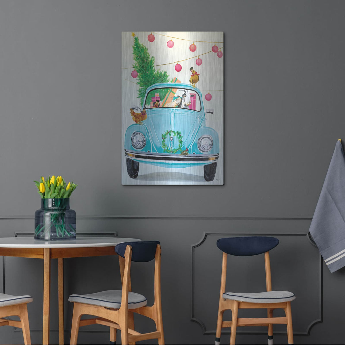 'The Most Wonderful Time of the Year' by Diane Fifer – Metal Wall Art, 24x36 room view