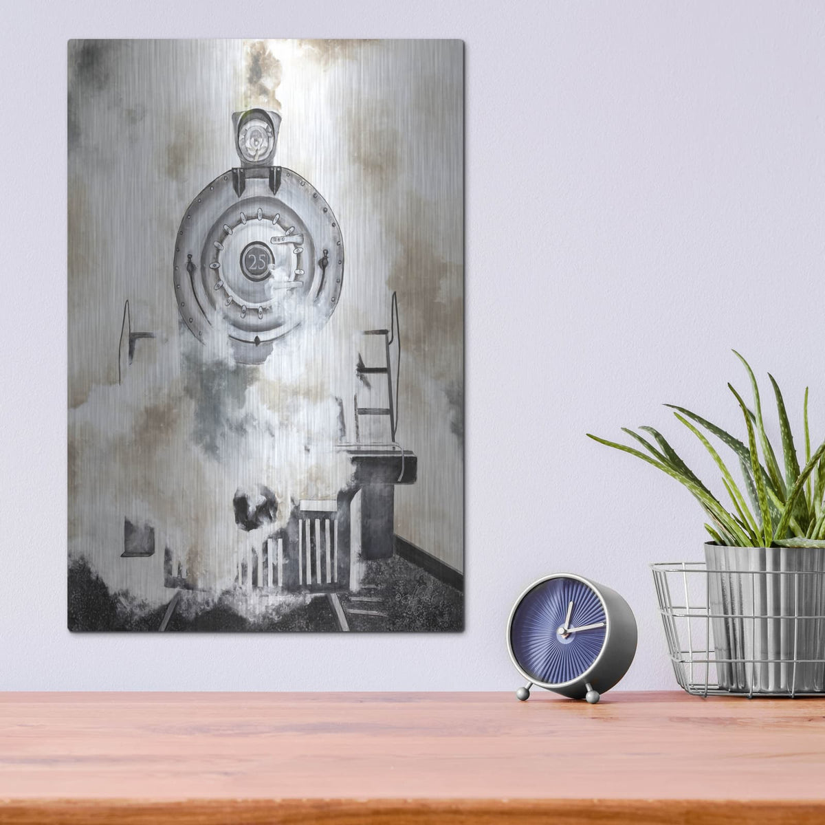 'Chugga Chugga' by Diane Fifer – Metal Wall Art, 12x16 room view