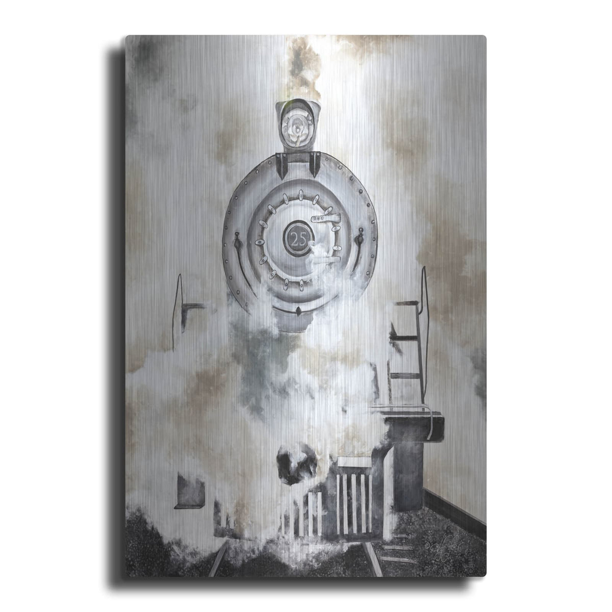 'Chugga Chugga' by Diane Fifer – Metal Wall Art