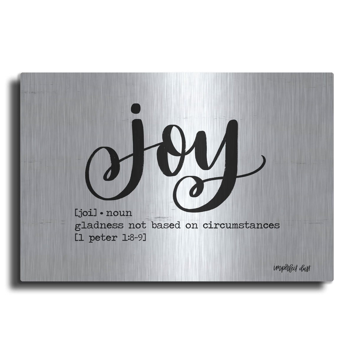 'Joy' by Imperfect Dust – Metal Wall Art