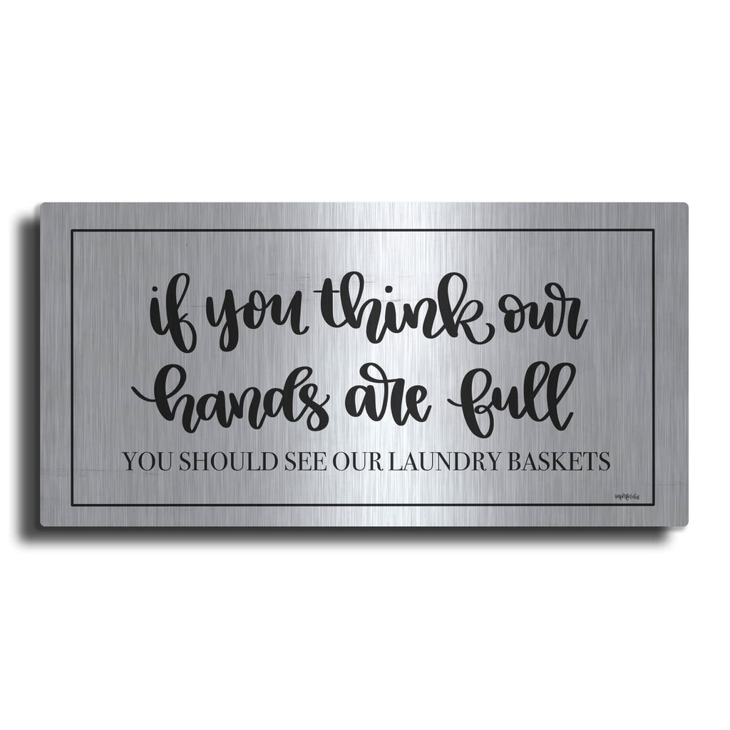 'Laundry Baskets' by Imperfect Dust – Metal Wall Art