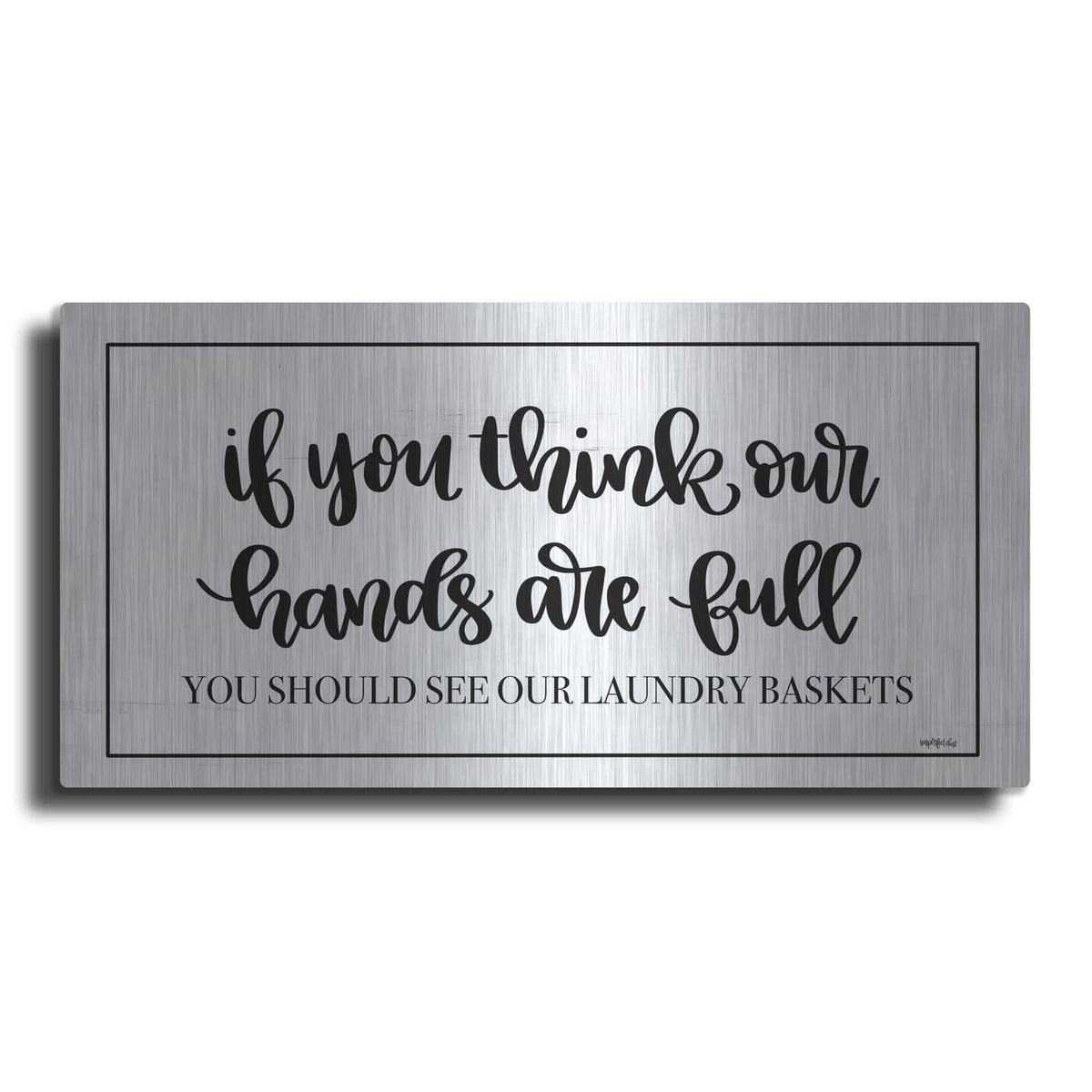 'Laundry Baskets' by Imperfect Dust – Metal Wall Art