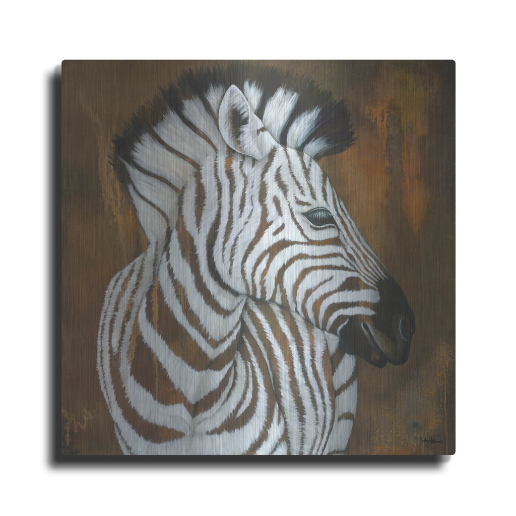 'Serengeti Rock Star' by Britt Hallowell – Metal Wall Art