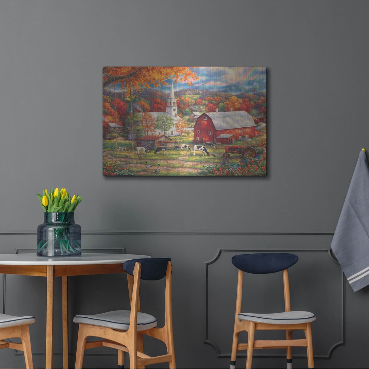 'Country Blessings' by Chuck Pinson – Metal Wall Art, 36x24 room view