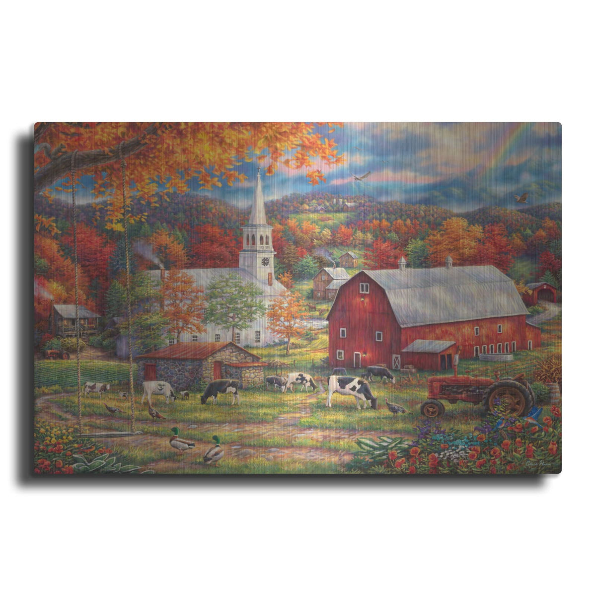 'Country Blessings' by Chuck Pinson – Metal Wall Art