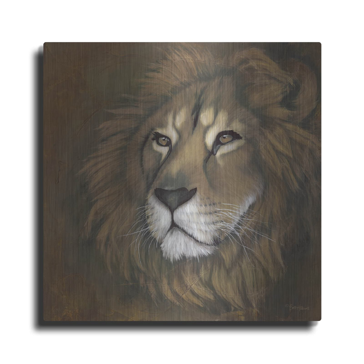 'The King Has Returned' by Britt Hallowell – Metal Wall Art
