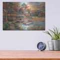 'Freedom At The Lake' by Chuck Pinson – Metal Wall Art, 16x12 room view