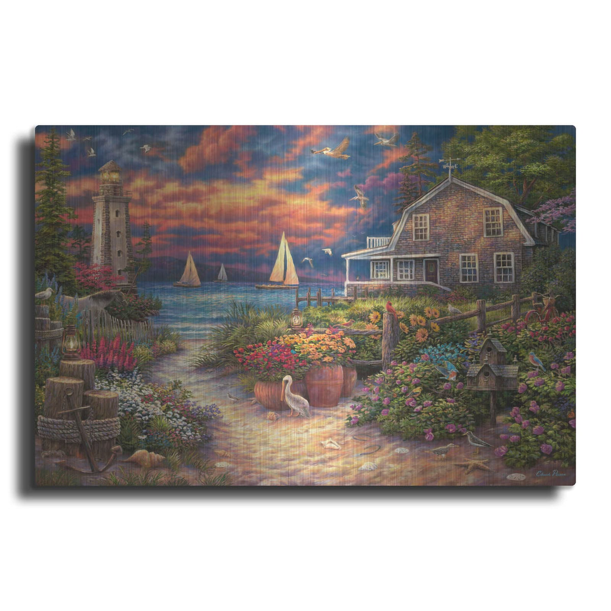'Peace After The Storm' by Chuck Pinson – Metal Wall Art