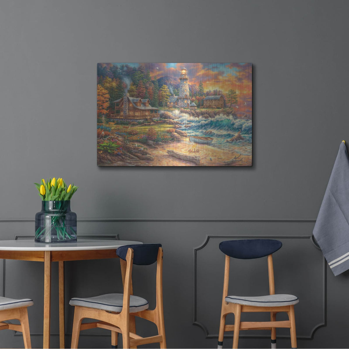 'Providence by The Sea' by Chuck Pinson – Metal Wall Art, 36x24 room view