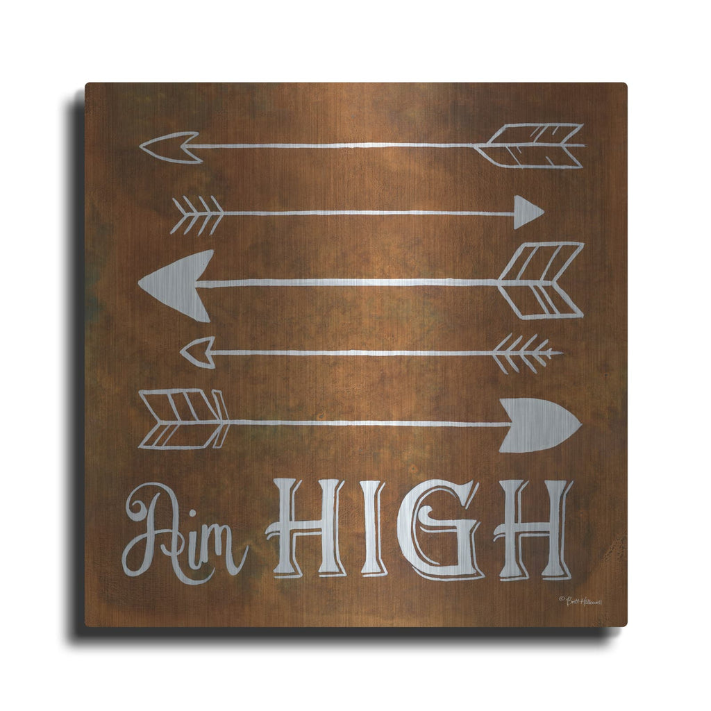 'Aim High' by Britt Hallowell – Metal Wall Art