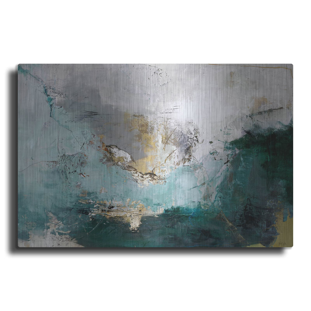 'Arctic Green Variation' by Incado – Metal Wall Art