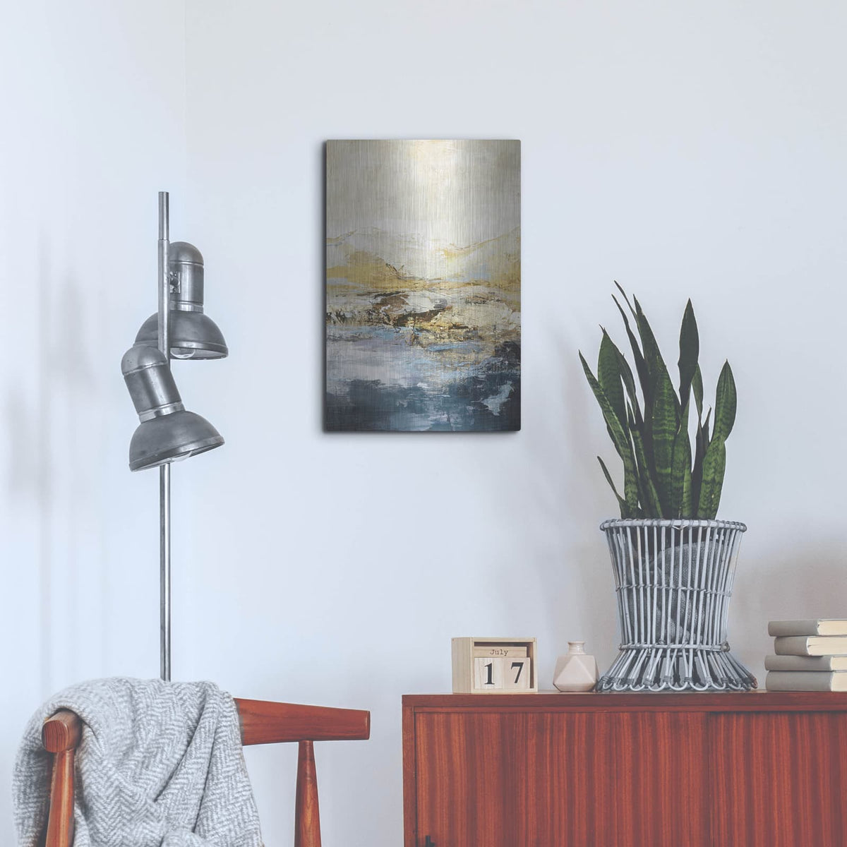 'Astonish 2' by Incado – Metal Wall Art, 16x24 room view