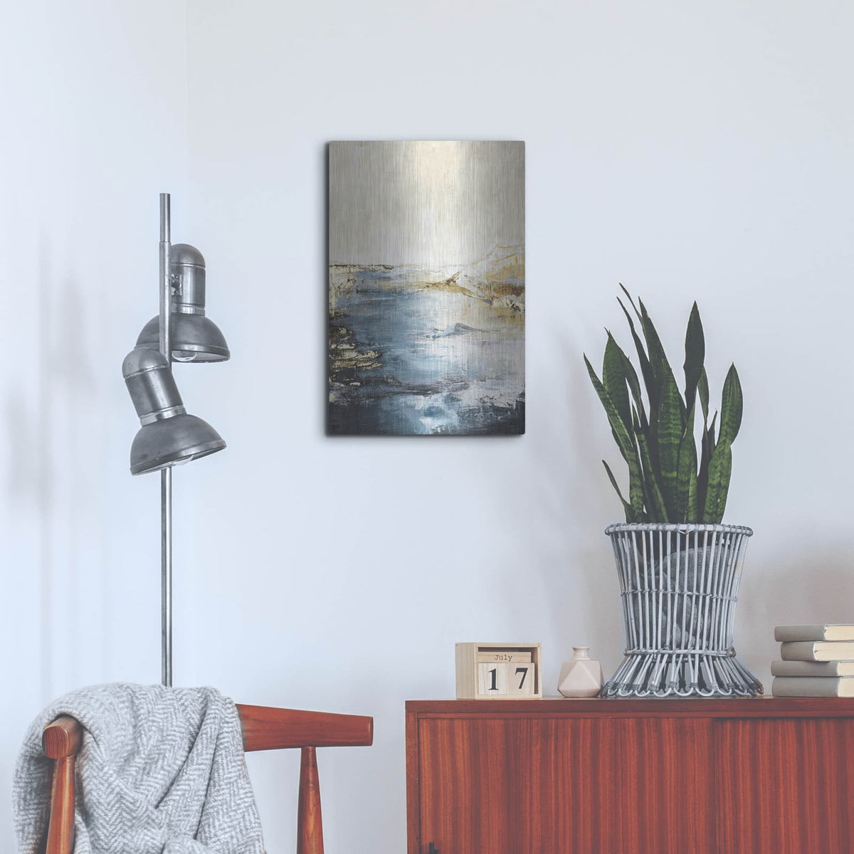 'Astonish 3' by Incado – Metal Wall Art, 16x24 room view