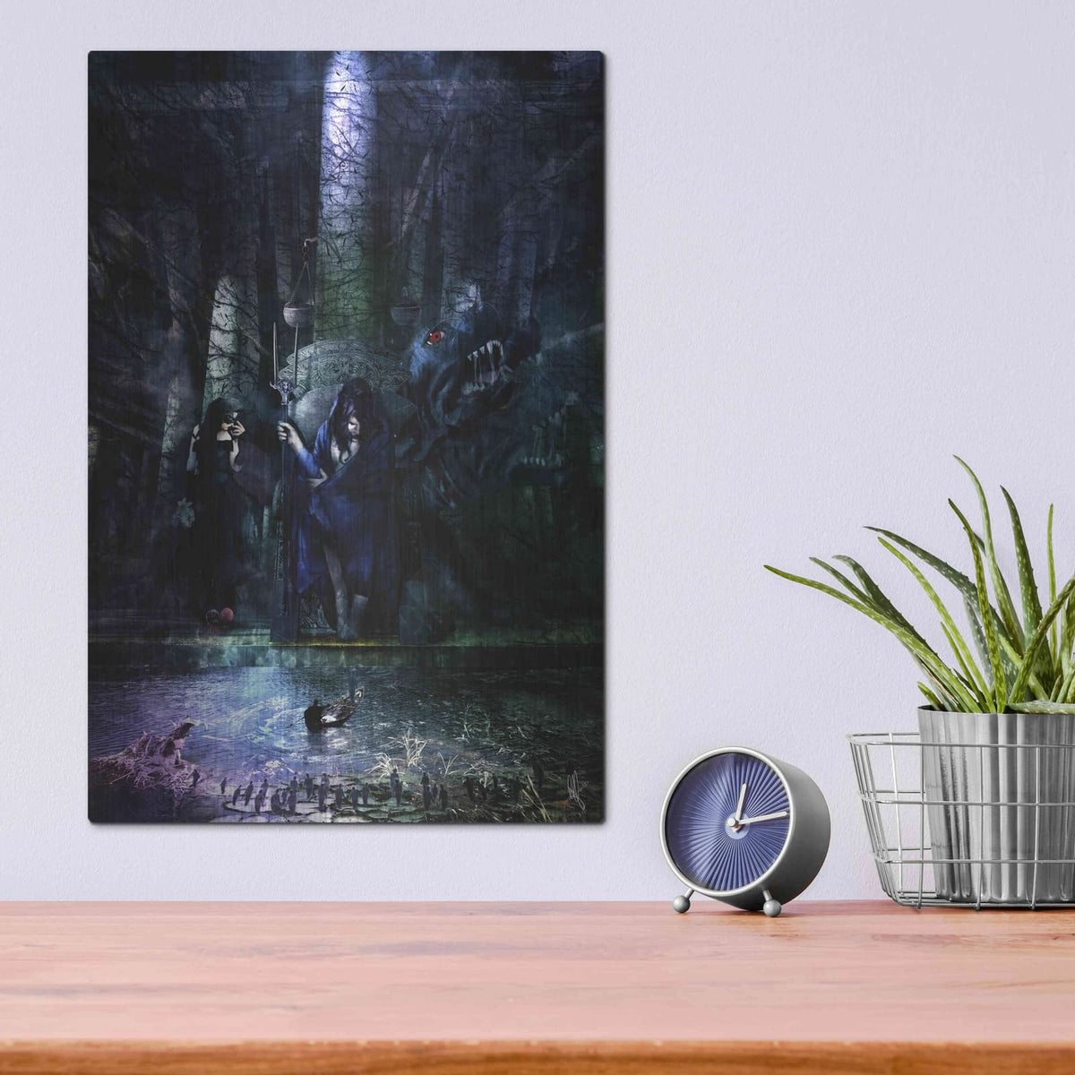 'Hades' by Mario Sanchez Nevado – Metal Wall Art, 12x16 room view