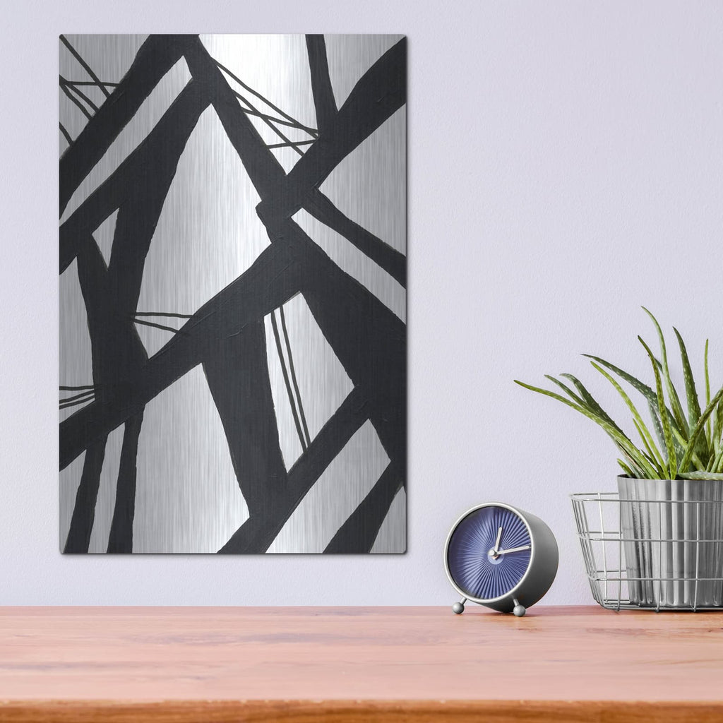 'Roadwork 2' by Ishita Banerjee – Metal Wall Art, 12x16 room view