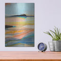 'Colorfield 12' by Jan Weiss – Metal Wall Art, 12x16 room view