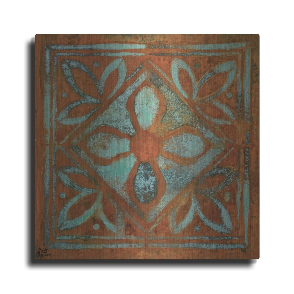 'Villa Tiles' by Britt Hallowell – Metal Wall Art