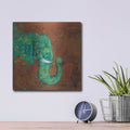 'Splashing Forth' by Britt Hallowell – Metal Wall Art, 12x12 room view