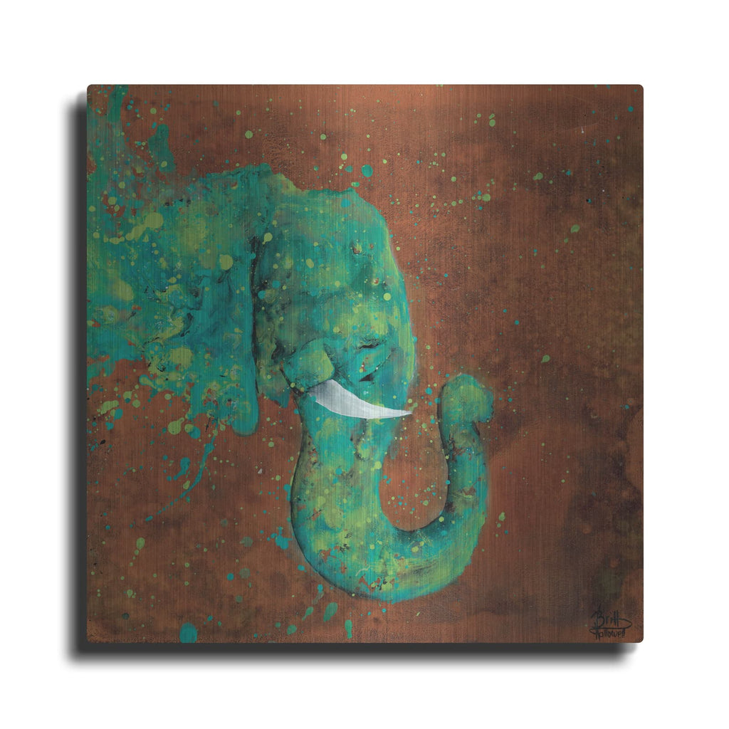 'Splashing Forth' by Britt Hallowell – Metal Wall Art