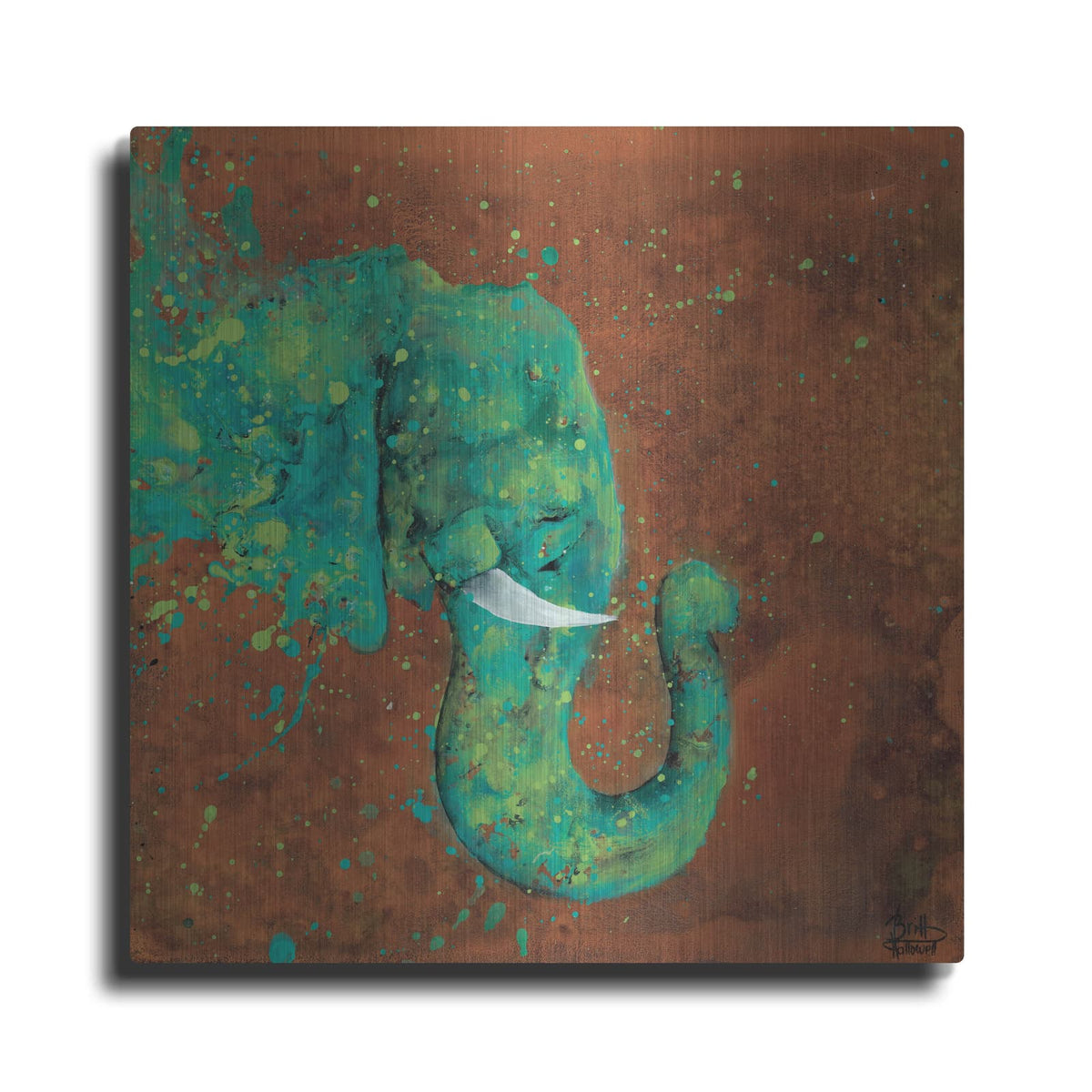 'Splashing Forth' by Britt Hallowell – Metal Wall Art