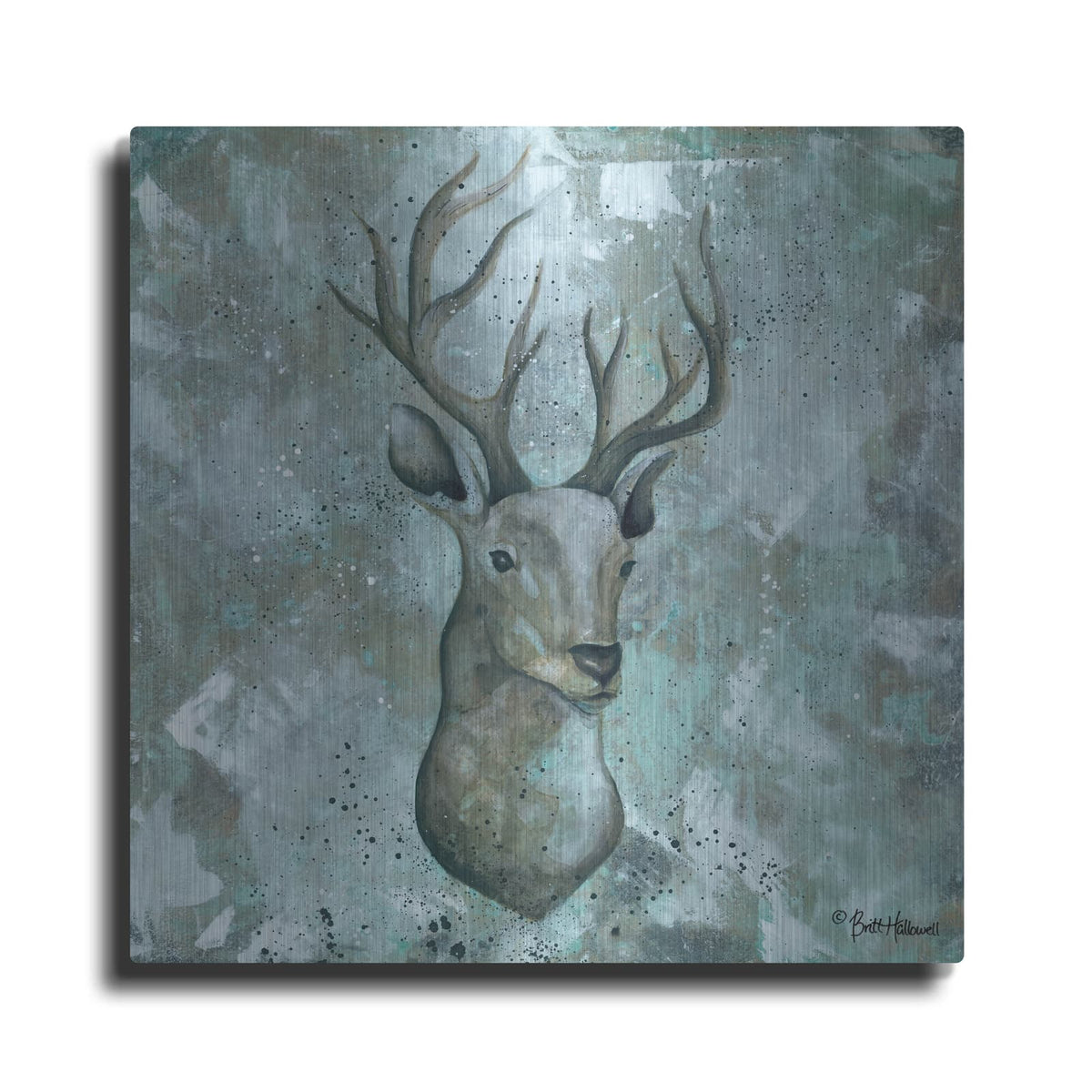 'Simplicity Deer' by Britt Hallowell – Metal Wall Art