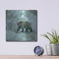 'Simplicity Bear' by Britt Hallowell – Metal Wall Art, 12x12 room view