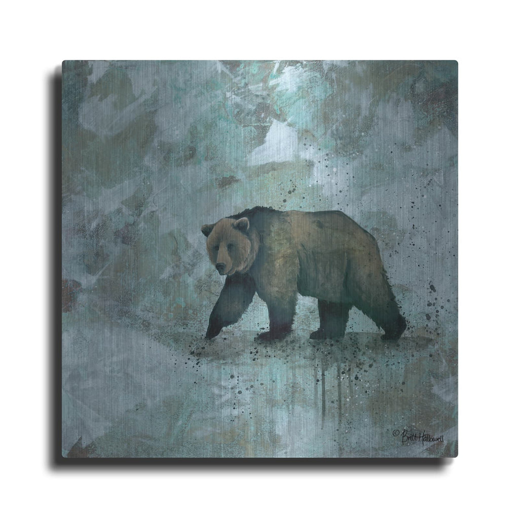 'Simplicity Bear' by Britt Hallowell – Metal Wall Art