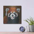 'Red' by Britt Hallowell – Metal Wall Art, 12x12 room view