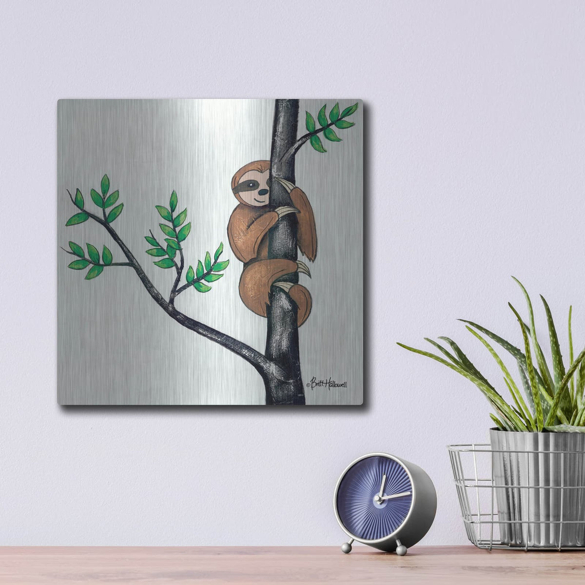 'Slo-Mo Fun I' by Britt Hallowell – Metal Wall Art, 12x12 room view