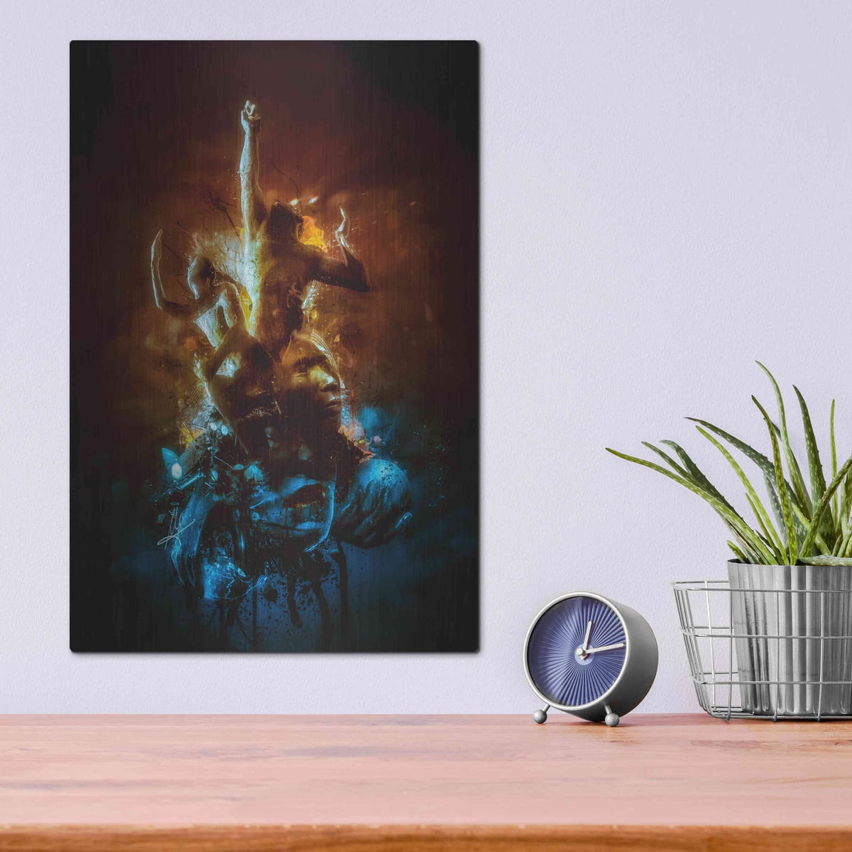 'Hell Are The Others' by Mario Sanchez Nevado – Metal Wall Art, 12x16 room view