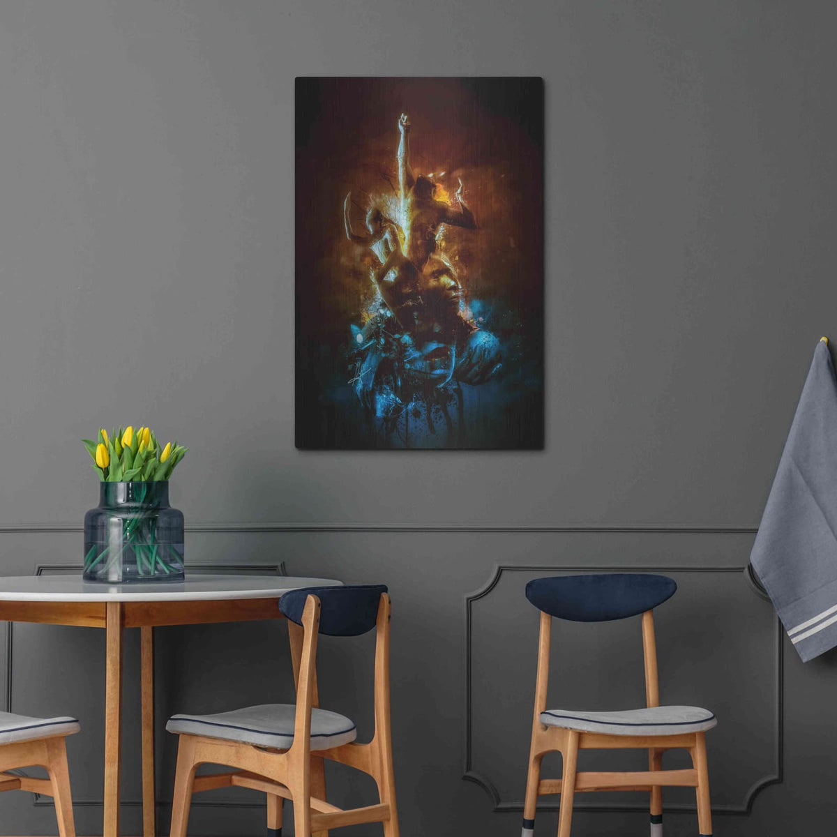 'Hell Are The Others' by Mario Sanchez Nevado – Metal Wall Art, 24x36 room view