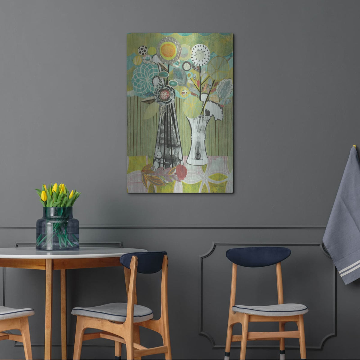 'Arrangement' by Candra Boggs – Metal Wall Art, 24x36 room view