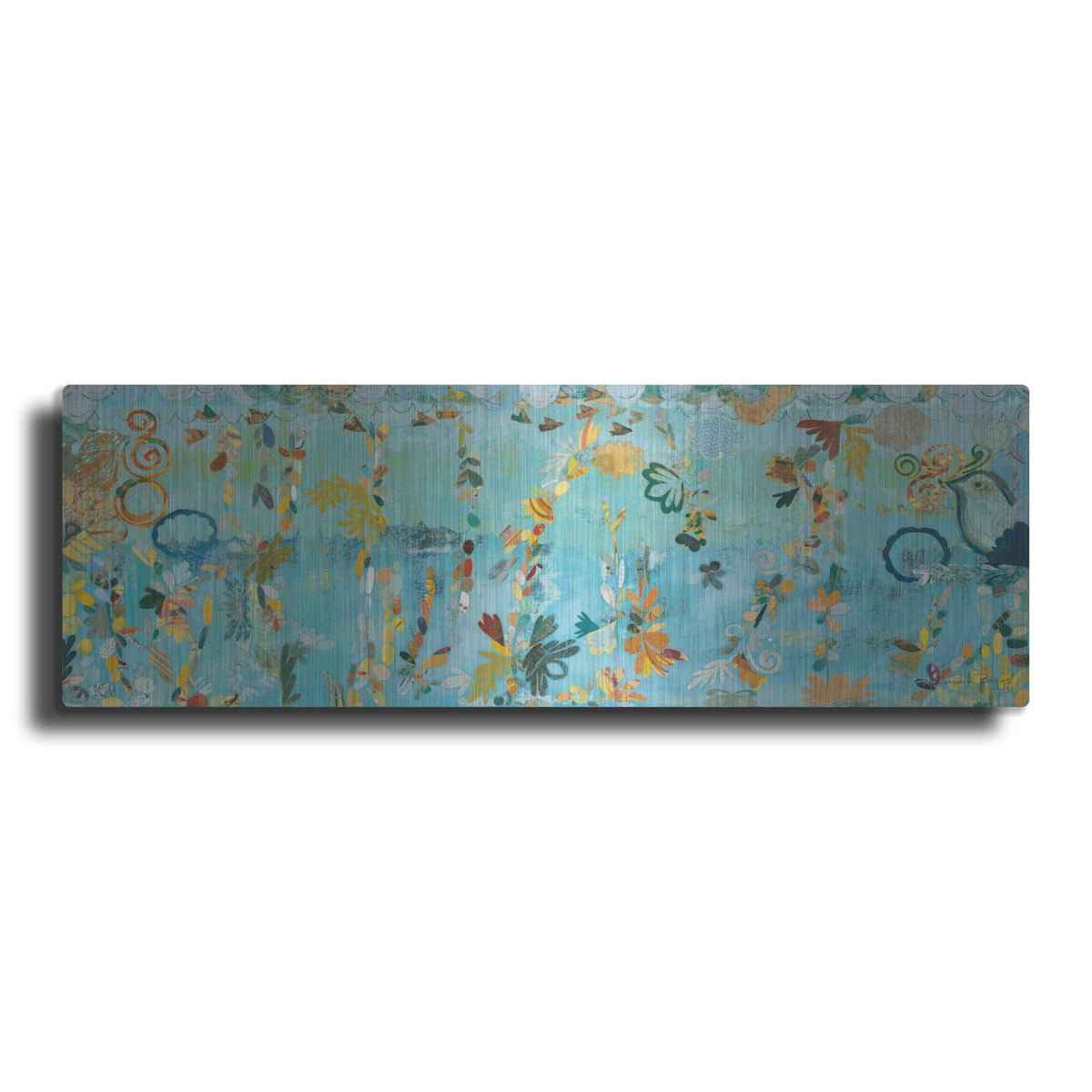 'Converse Blue' by Candra Boggs – Metal Wall Art