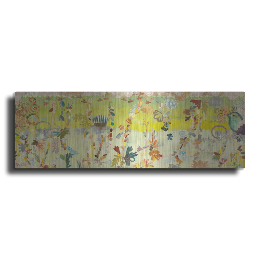 'Converse Yellow' by Candra Boggs – Metal Wall Art