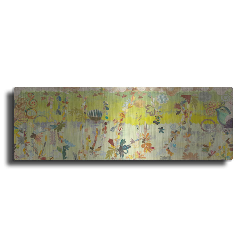 'Converse Yellow' by Candra Boggs – Metal Wall Art