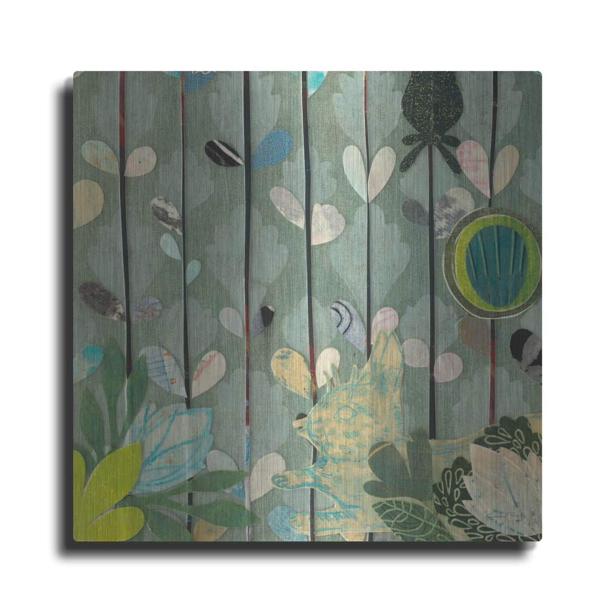 'Natural Garden 1' by Candra Boggs – Metal Wall Art