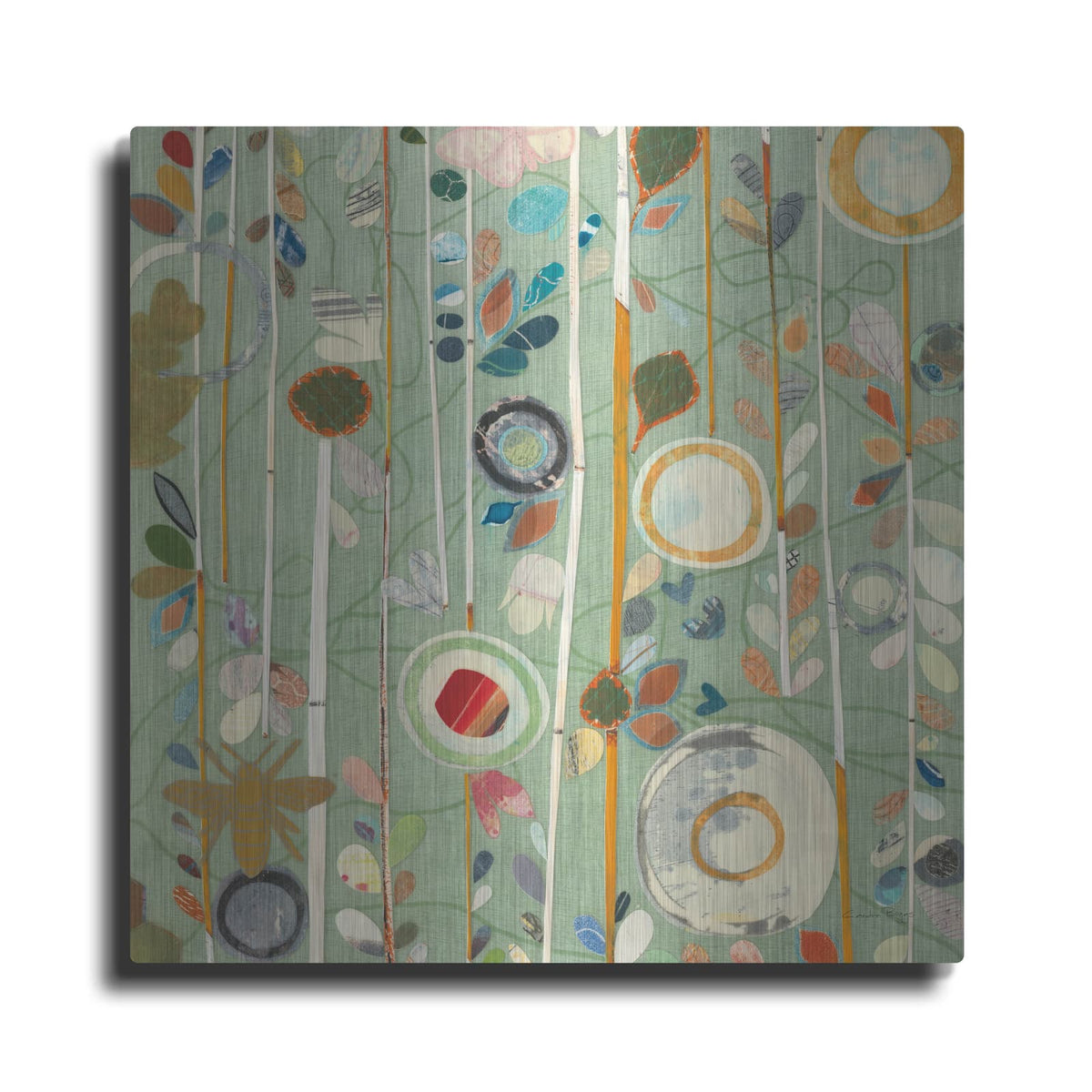 'Natural Garden 2' by Candra Boggs – Metal Wall Art