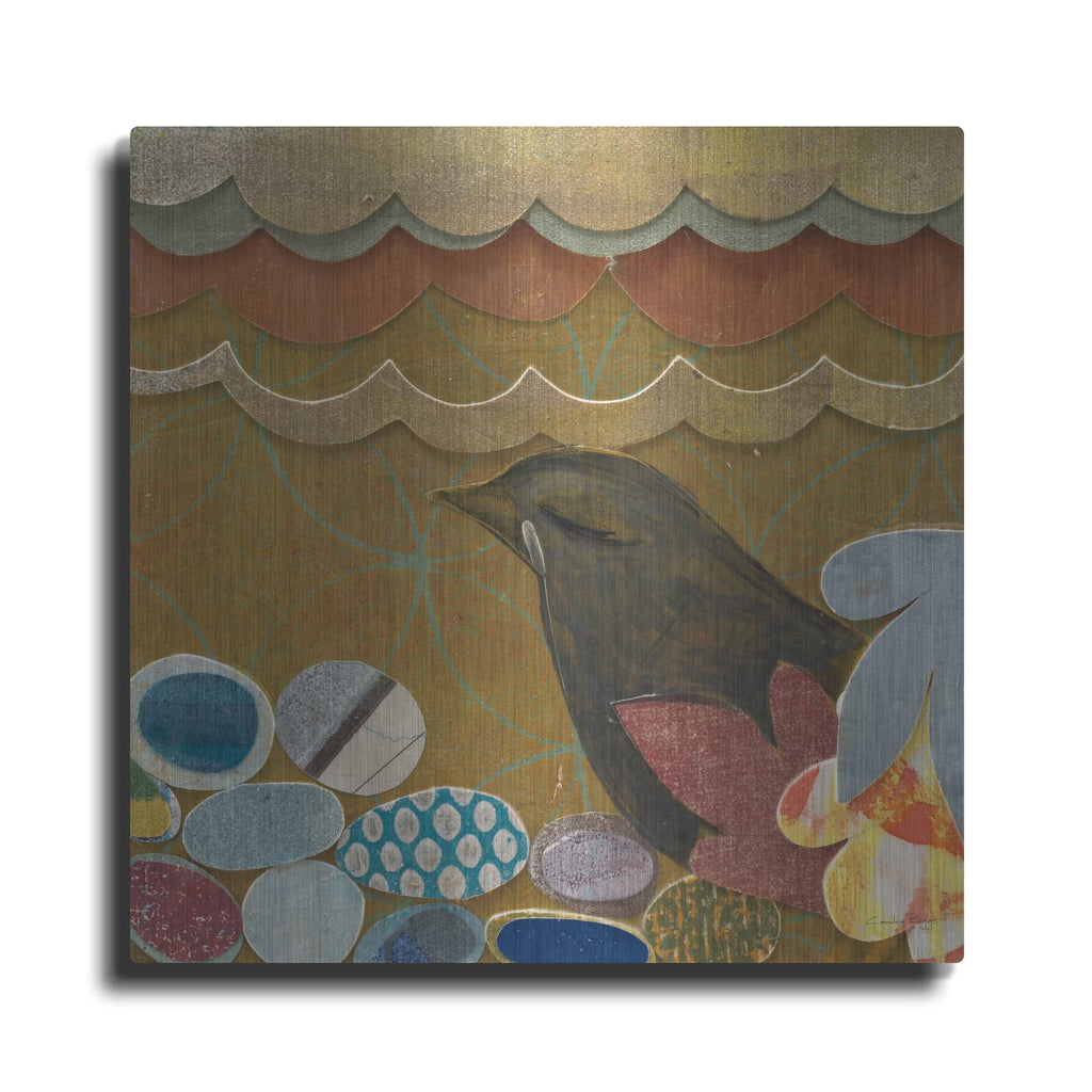 'Nesting Birds 1' by Candra Boggs – Metal Wall Art