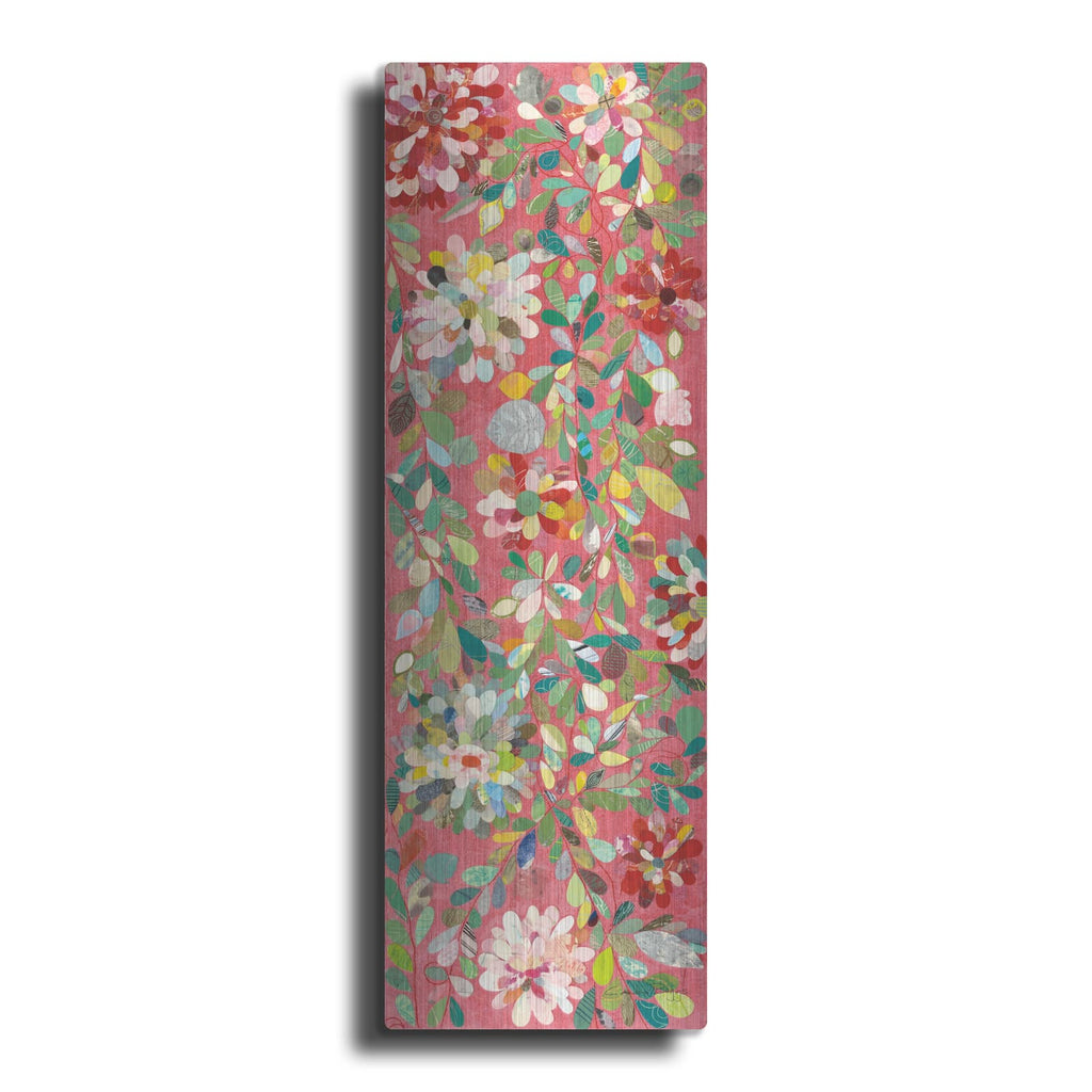 'Red And Pink Dahlias' by Candra Boggs – Metal Wall Art