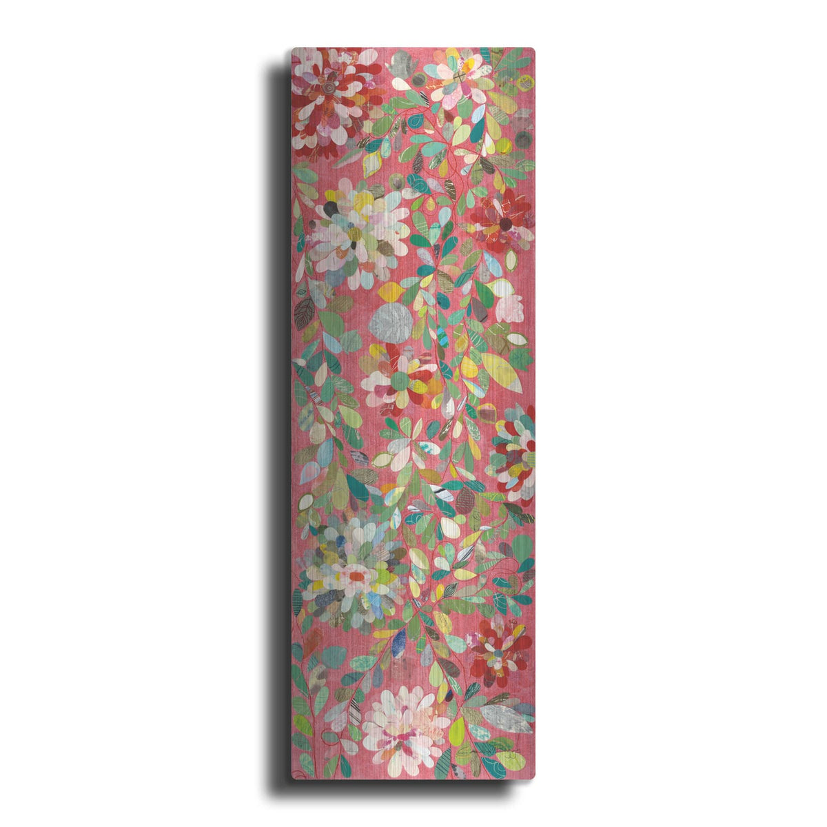 'Red And Pink Dahlias' by Candra Boggs – Metal Wall Art